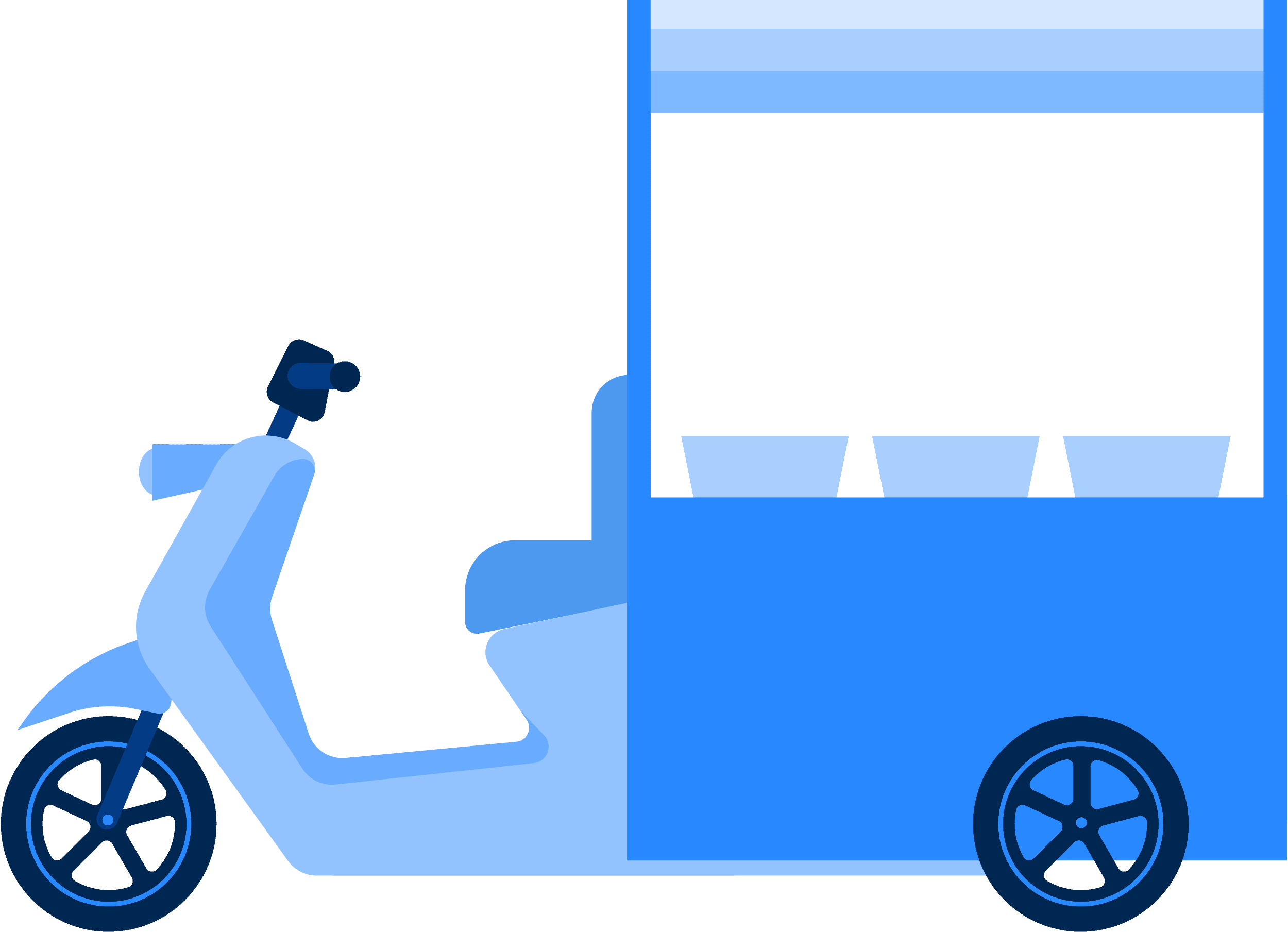 Food Delivery Scooter